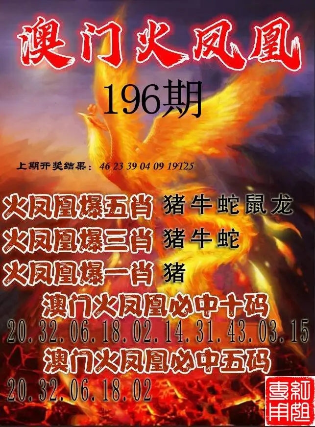 正版图库第196期